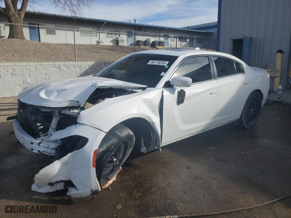 2016 Dodge Charger SXT with VIN 2C3CDXJG6GH189222, listed as a Copart auction lot 46176265 with 64,161 mi miles and Salvage Title. Bid and sale history available at carsss.com. Image 1.