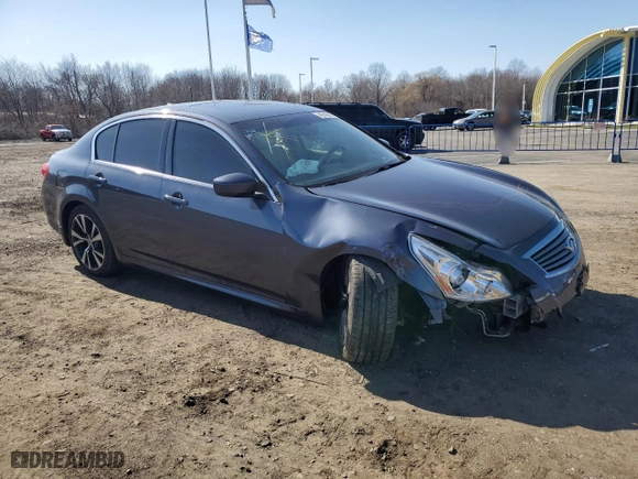 2012 Infiniti G37 Sedan x with VIN JN1CV6AR8CM678123, listed as a Copart auction lot 48749675 with 0 mi miles and Salvage Title. Bid and sale history available at carsss.com. Image 4.
