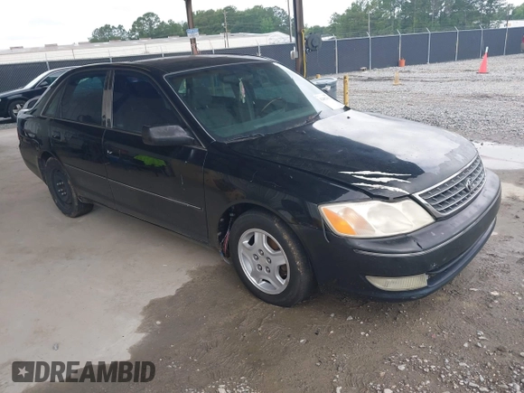 2003 Toyota Avalon XL z VIN 4T1BF28B33U291465, wystawiony jako IAAI lot #42482001 z przebiegiem 203 028 mil mil oraz . Historia ofert i sprzedaży dostępna na DreamBid. Obrazek 1.