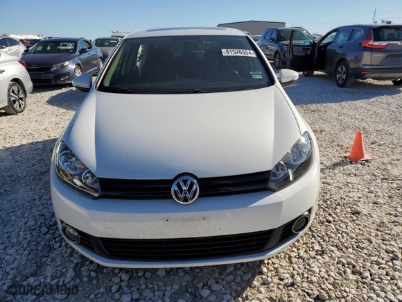 2013 Volkswagen Golf TDI w/Sunroof & Nav with VIN WVWNM7AJ0DW055514, listed as a Copart auction lot 81526564 with 111,386 mi miles and Salvage Title. Bid and sale history available at carsss.com. Image 5.