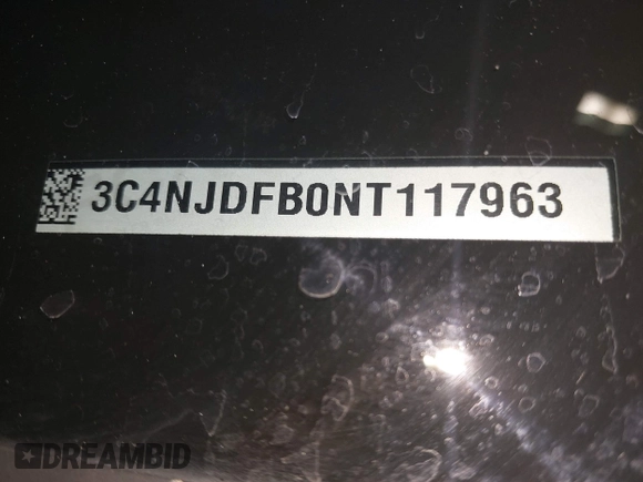 2022 Jeep Compass Latitude Lux с VIN 3C4NJDFB0NT117963, выставлен на аукционе IAAI как лот 42146133 с пробегом 57 003 миль миль и . История ставок и продаж доступна на DreamBid. Изображение 17.