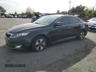 2013 Kia Optima Hybrid LX with VIN KNAGM4AD8D5040926, listed as a Copart auction lot 81627634 with 190,652 mi miles and Salvage Title. Bid and sale history available at carsss.com. Image 1.