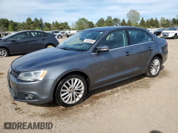 2013 Volkswagen Jetta TDI w/Premium/Nav with VIN 3VWLL7AJ8DM393069, listed as a Copart auction lot 54534955 with 88,212 mi miles and Salvage title. Bid and sale history available at DreamBid. Image 1.