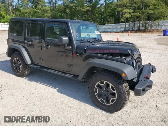 2016 Jeep Wrangler Unlimited Rubicon Hard Rock z VIN 1C4BJWFG6GL125252, wystawiony jako Copart lot #55241115 z przebiegiem 193 554 mil mil oraz Szkoda całkowita • Salvage title. Historia ofert i sprzedaży dostępna na DreamBid. Obrazek 4.