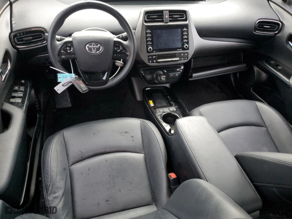 2021 Toyota Prius L Eco with VIN JTDKAMFU5M3129119, listed as a Copart auction lot 47732205 with 66,110 mi miles and Salvage Title. Bid and sale history available at carsss.com. Image 8.