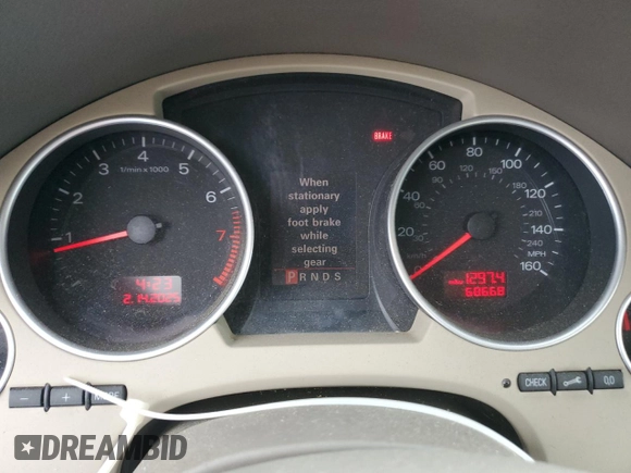2006 Audi A4 3.0L with VIN WAUDT48H66K006003, listed as a Copart auction lot 44491855 with 68,668 mi miles and Clean Title. Bid and sale history available at carsss.com. Image 9.