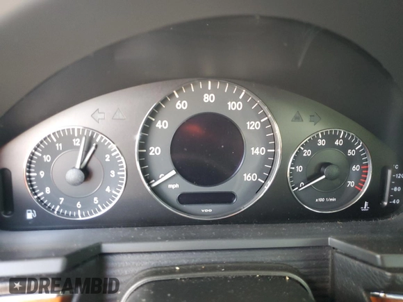 2003 Mercedes-Benz E-Class 3.2L with VIN WDBUF65J53A250044, listed as a Copart auction lot 72138634 with 0 mi miles and Salvage Title. Bid and sale history available at carsss.com. Image 9.