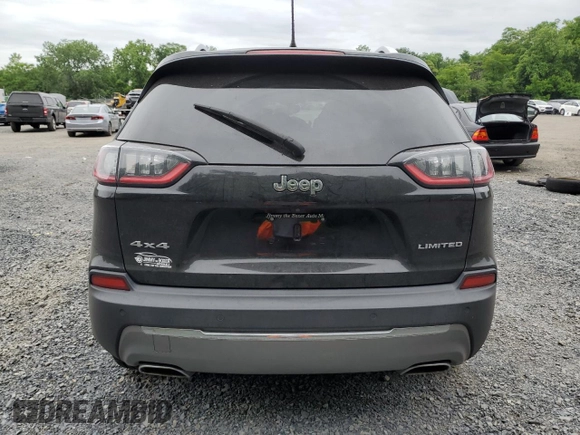 2019 Jeep Cherokee Limited with VIN 1C4PJMDX6KD140155, listed as a Copart auction lot 61050475 with Not provided miles and Salvage title. Bid and sale history available at DreamBid. Image 6.