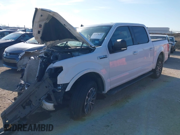 2020 Ford F-150 XL with VIN 1FTEW1C49LKE58525, listed as a IAAI auction lot 41578282 with 1 mi miles. Bid and sale history available at carsss.com. Image 17.