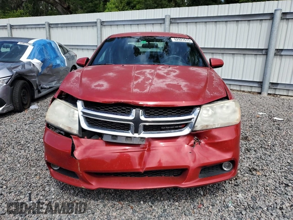 2013 Dodge Avenger SXT with VIN 1C3CDZCB1DN653680, listed as a Copart auction lot 62927615 with 156,138 mi miles and Non repairable. Bid and sale history available at DreamBid. Image 5.