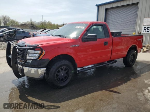 2011 Ford F-150 XL with VIN 1FTMF1EM4BKD18406, listed as a Copart auction lot 54566055 with 95,219 mi miles and Salvage title. Bid and sale history available at DreamBid. Image 1.