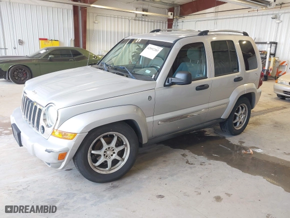 2005 Jeep Liberty Limited with VIN 1J4GL58K45W614346, listed as a IAAI auction lot 42092283 with 206,115 mi miles. Bid and sale history available at carsss.com. Image 2.