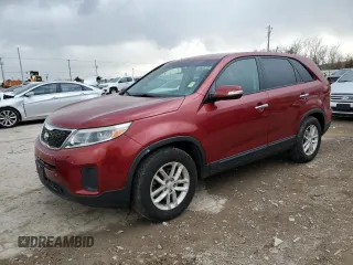 2015 Kia Sorento LX with VIN 5XYKT3A61FG567129, listed as a Copart auction lot 47701375 with 195,130 mi miles and Clean Title. Bid and sale history available at carsss.com. Image 1.