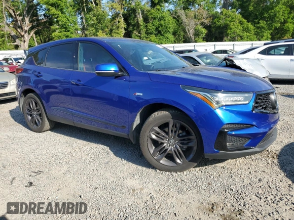 2019 Acura RDX w/A-Spec Pkg with VIN 5J8TC1H64KL004963, listed as a Copart auction lot 51106985 with 67,231 mi miles and Salvage title. Bid and sale history available at DreamBid. Image 4.