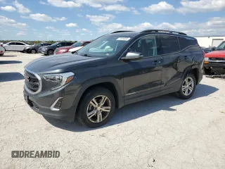 2018 GMC Terrain SLE z VIN 3GKALTEV6JL355491, wystawiony jako Copart lot #72639404 z przebiegiem 158 642 mil mil oraz Szkody całkowita. Historia ofert i sprzedaży dostępna na DreamBid. Obrazek 1.