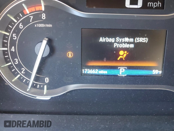 2018 Honda Pilot EX-L with VIN 5FNYF6H59JB018357, listed as a Copart auction lot 47534185 with 173,662 mi miles and Salvage Title. Bid and sale history available at carsss.com. Image 9.