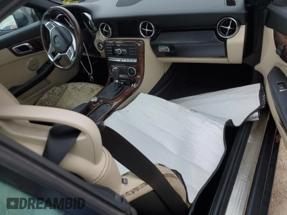 2012 Mercedes-Benz SLK-Class SLK 350 with VIN WDDPK5HA5CF015751, listed as a Copart auction lot 74553634 with Not Provided miles and Salvage Title. Bid and sale history available at carsss.com. Image 8.
