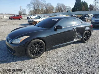 2010 Infiniti G37 Convertible with VIN JN1CV6FE9AM352527, listed as a Copart auction lot 44433335 with 125,875 mi miles and Salvage Title. Bid and sale history available at carsss.com. Image 1.