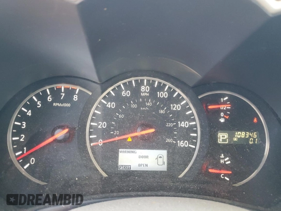 2015 Nissan Quest SV with VIN JN8AE2KP9F9128399, listed as a Copart auction lot 74980554 with 108,346 mi miles and Salvage Title. Bid and sale history available at carsss.com. Image 9.