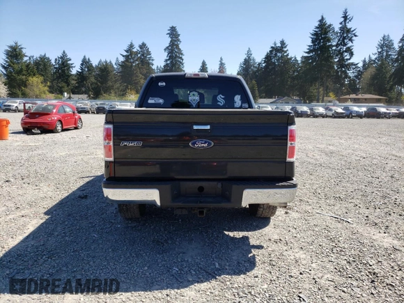 2012 Ford F-150 XL with VIN 1FTFW1ET3CFA62317, listed as a Copart auction lot 53700335 with 133,621 mi miles and Salvage Title. Bid and sale history available at carsss.com. Image 6.