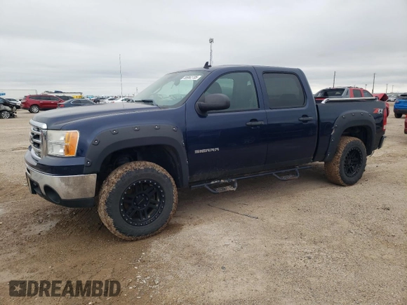 2011 GMC Sierra 1500 SLE with VIN 3GTP2VE33BG217209, listed as a Copart auction lot 55062735 with 160,311 mi miles and Salvage title. Bid and sale history available at DreamBid. Image 1.