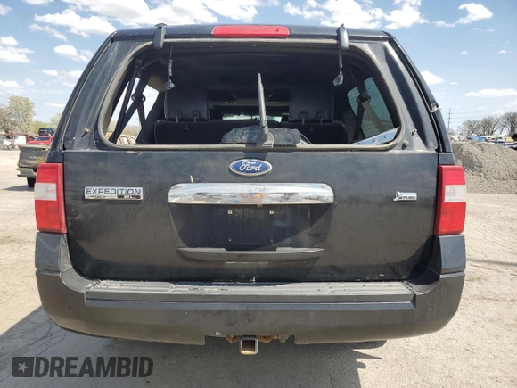 2011 Ford Expedition Max Limited with VIN 1FMJK2A56BEF06101, listed as a Copart auction lot 54401405 with 210,159 mi miles and Salvage title. Bid and sale history available at DreamBid. Image 6.