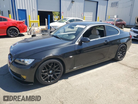 2008 BMW 3 Series 328i with VIN WBAWV13508P118493, listed as a Copart auction lot 57826135 with 140,222 mi miles and Salvage title. Bid and sale history available at DreamBid. Image 1.