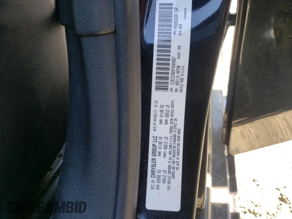 2015 Chrysler 200 Limited with VIN 1C3CCCAB3FN504967, listed as a Copart auction lot 56356125 with 153,067 mi miles and Salvage title. Bid and sale history available at DreamBid. Image 12.