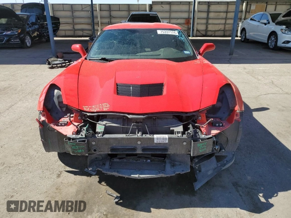 2016 Chevrolet Corvette Z51 1LT z VIN 1G1YH2D70G5109613, wystawiony jako Copart lot #75337174 z przebiegiem 29 063 mil mil oraz Szkoda całkowita • Salvage title. Historia ofert i sprzedaży dostępna na DreamBid. Obrazek 5.