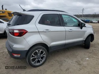 2020 Ford EcoSport SES z VIN MAJ6S3JL1LC368582, wystawiony jako Copart lot #45198694 z przebiegiem 53 863 mil mil oraz Szkody całkowita. Historia ofert i sprzedaży dostępna na DreamBid. Obrazek 3.