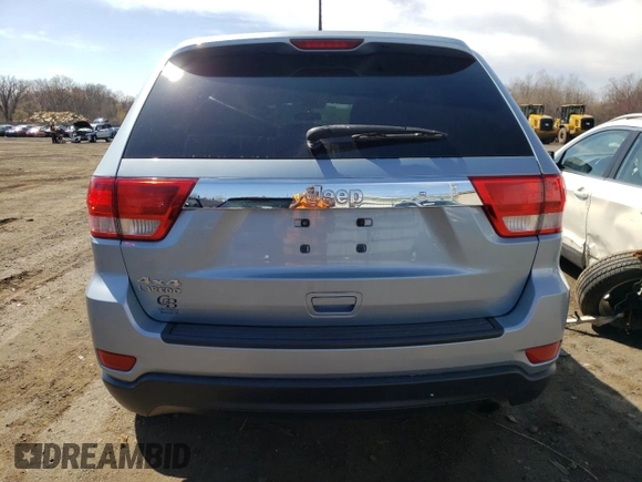 2012 Jeep Grand Cherokee Laredo with VIN 1C4RJFAG5CC222569, listed as a Copart auction lot 53264185 with 153,921 mi miles and Salvage Title. Bid and sale history available at carsss.com. Image 6.