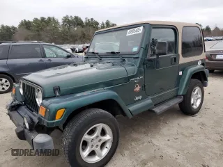 2000 Jeep Wrangler Sahara with VIN 1J4FA59S7YP753210, listed as a Copart auction lot 49905405 with 97,391 mi miles and Clean Title. Bid and sale history available at carsss.com. Image 1.
