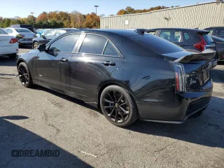 2017 Cadillac ATS-V with VIN 1G6AN5RY5H0168601, listed as a Copart auction lot 76682644 with 53,181 mi miles and Salvage Title. Bid and sale history available at carsss.com. Image 2.
