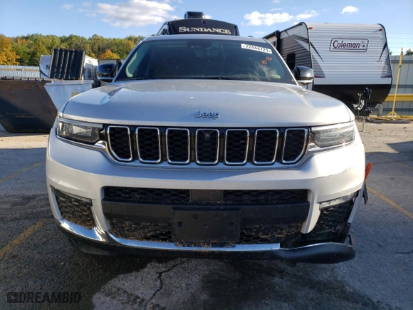 2021 Jeep Grand Cherokee L Limited with VIN 1C4RJKBG0M8116218, listed as a Copart auction lot 72444723 with 59,424 mi miles and Salvage Title. Bid and sale history available at carsss.com. Image 5.