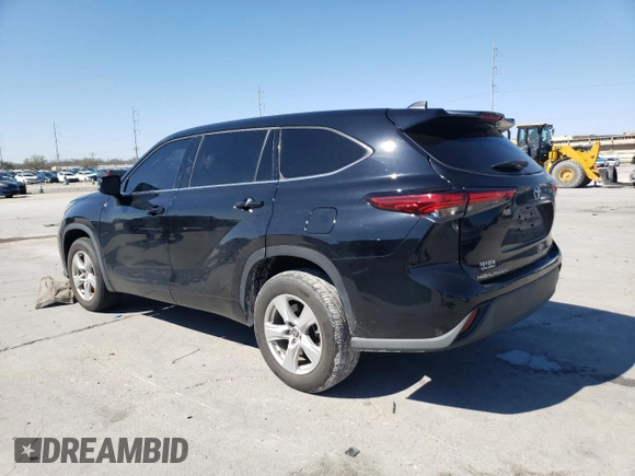 2022 Toyota Highlander LE z VIN 5TDZZRAH4NS553356, wystawiony jako Copart lot #45994865 z przebiegiem 32 790 mil mil oraz Szkoda całkowita • Salvage title. Historia ofert i sprzedaży dostępna na DreamBid. Obrazek 2.