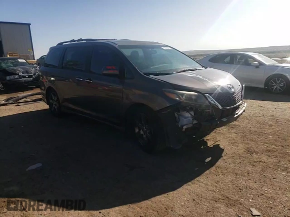 2016 Toyota Sienna SE with VIN 5TDXK3DC7GS696720, listed as a Copart auction lot 59052915 with 86,919 mi miles and Salvage title. Bid and sale history available at DreamBid. Image 15.