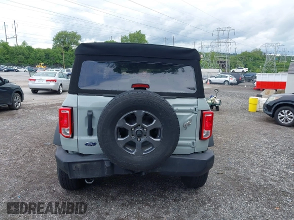 2023 Ford Bronco with VIN 1FMEE5BP2PLB15668, listed as a IAAI auction lot 42342195 with 46,060 mi miles and . Bid and sale history available at DreamBid. Image 16.