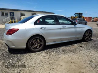 2016 Mercedes-Benz C 450 AMG with VIN 55SWF6EB7GU132835, listed as a Copart auction lot 54078565 with 25,803 mi miles and Clean title. Bid and sale history available at DreamBid. Image 3.
