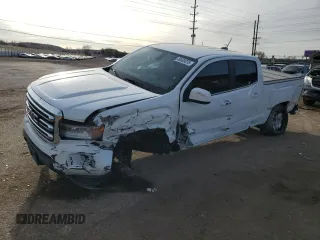 2017 GMC Canyon 4WD SLE z VIN 1GTG6CENXH1143837, wystawiony jako Copart lot #49699225 z przebiegiem 78 865 mil mil oraz Szkody całkowita. Historia ofert i sprzedaży dostępna na DreamBid. Obrazek 1.