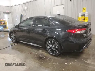 2021 Toyota Corolla SE with VIN JTDM4MCE3MJ065154, listed as a Copart auction lot 76926904 with 23,811 mi miles and Salvage Title. Bid and sale history available at carsss.com. Image 2.