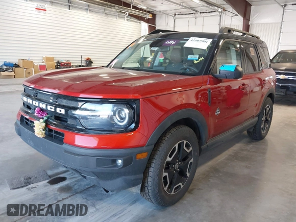 2022 Ford Bronco Sport Outer Banks with VIN 3FMCR9C68NRD74432, listed as a IAAI auction lot 42507901 with 45,557 mi miles and . Bid and sale history available at DreamBid. Image 17.