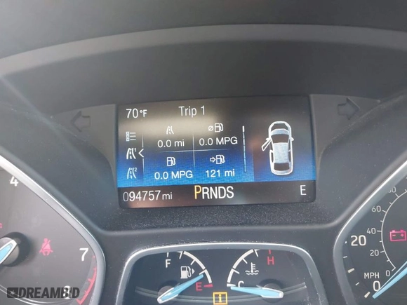 2017 Ford Focus SEL with VIN 1FADP3H22HL305908, listed as a IAAI auction lot 42084489 with 94,757 mi miles. Bid and sale history available at carsss.com. Image 15.