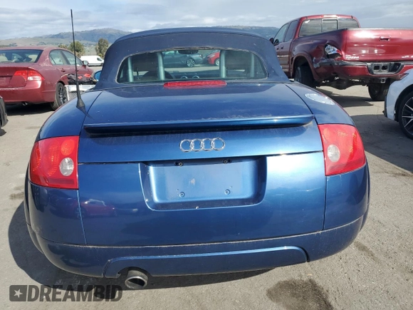 2003 Audi TT with VIN TRUTC28N831009114, listed as a Copart auction lot 46265735 with 109,686 mi miles and Clean Title. Bid and sale history available at carsss.com. Image 6.