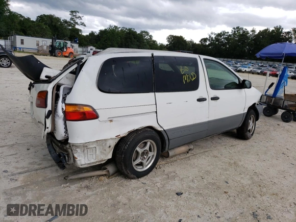 2000 Toyota Sienna CE with VIN 4T3ZF19C3YU210074, listed as a Copart auction lot 53546113 with 0 mi miles and Salvage Title. Bid and sale history available at carsss.com. Image 3.
