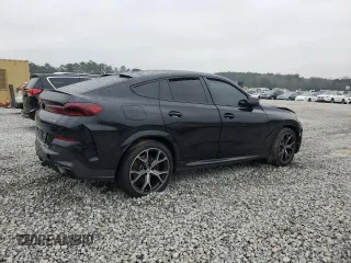 2024 BMW X6 xDrive40i with VIN 5UX33EX01R9S29270, listed as a Copart auction lot 43861375 with 0 mi miles and Salvage Title. Bid and sale history available at carsss.com. Image 3.