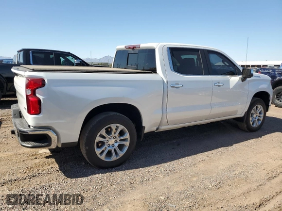 2022 Chevrolet Silverado 1500 with VIN 1GCPAEETXNZ589525, listed as a Copart auction lot 54070285 with 26,791 mi miles and Salvage Title. Bid and sale history available at DreamBid. Image 3.