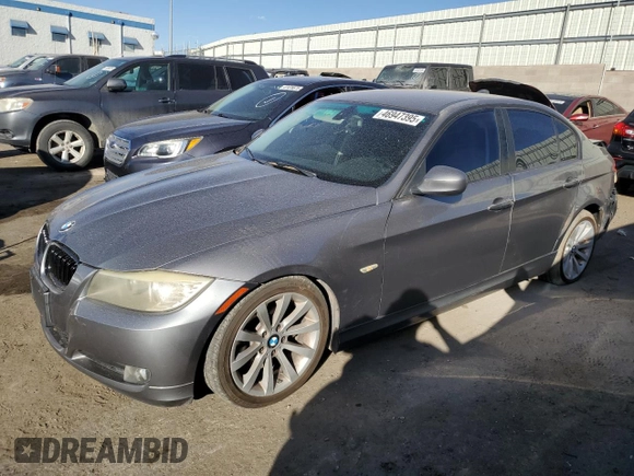 2011 BMW 3 Series 328i with VIN WBAPH5G50BNM73485, listed as a Copart auction lot 46947395 with 123,827 mi miles and Salvage Title. Bid and sale history available at carsss.com. Image 1.