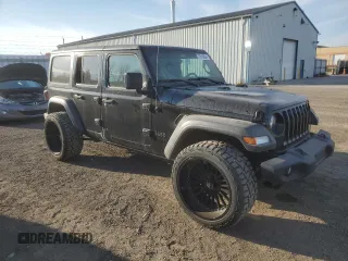 2023 Jeep Wrangler Sport S with VIN 1C4HJXDG3PW646818, listed as a Copart auction lot 77016834 with 12,118 mi miles and Clean Title. Bid and sale history available at DreamBid. Image 4.