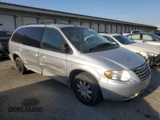2007 Chrysler Town & Country LWB Touring with VIN 2A4GP54L47R184638, listed as a Copart auction lot 77556964 with 186,942 mi miles and Salvage Title. Bid and sale history available at carsss.com. Image 4.
