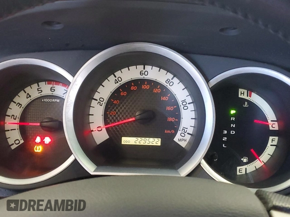 2012 Toyota Tacoma PreRunner with VIN 5TFJX4GN7CX013266, listed as a Copart auction lot 57114145 with 229,522 mi miles and Clean title. Bid and sale history available at DreamBid. Image 9.